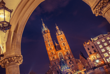 Postal de Cracovia