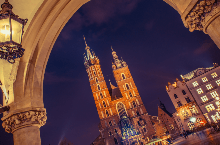 Postal de Cracovia